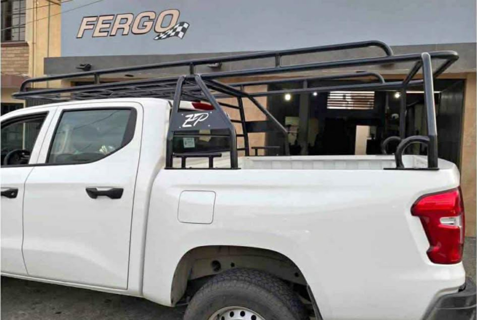 Rack para batea de pickup fabricado en FERGO Tampico