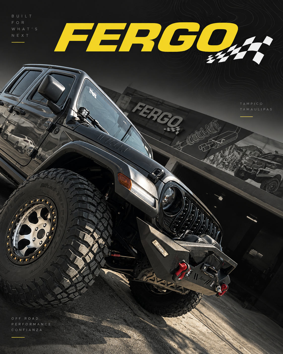 Jeep Gladiator JT 2026 preparado off-road en FERGO Tampico
